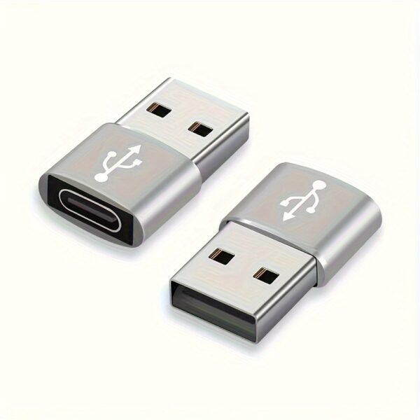 USB C Female To USB A Male Adapter, Type C To USB A Charger Cable Converter For IWatch 7 AirPods, MacBook, iPhone 11 12 13 14 Pro Max, iPad Mini 6, Galaxy S20 S21 S22. - Image 7