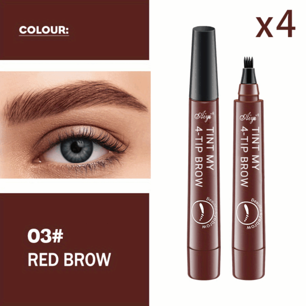 Waterproof Long-Lasting Microblading Eyebrow Pen - Creates Natural, Defined Brows With Micro-Fork Tip Applicator - Perfect Gift For Women With All Skin Types A Wild Eyebrow Easy To Use Easy And Fast Eyebrow Brush - Image 17