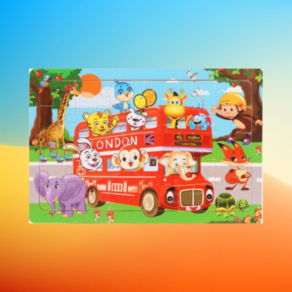 30pcs Colorful Jigsaw Puzzles for Kids Age 3-5 Preschool Educational Brain Teaser Boards Toys Toddler Children Learning Puzzles,Halloween/Christmas Gift - Image 9