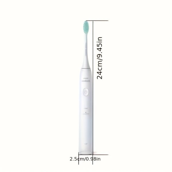 Philips Sonicare 2100 Series HX2421 Electric Toothbrush USB Charging Base Full Body Waterproof Sonic Vibration Full Automatic Soft Bristle Small Feather Brush Two Modes 30,000 Brush Head Movements/Minute - Image 4
