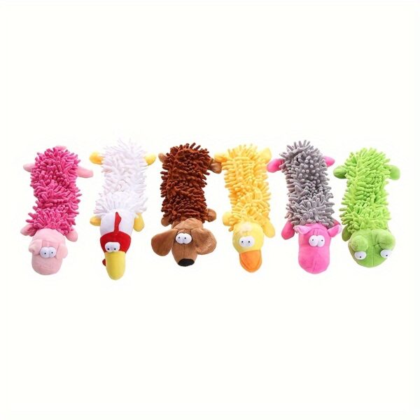 Interactive Plush Dog Toy with Squeaker for Chew and Molar Training - Perfect Puppy Toy for Playtime and Dental Health - Image 14