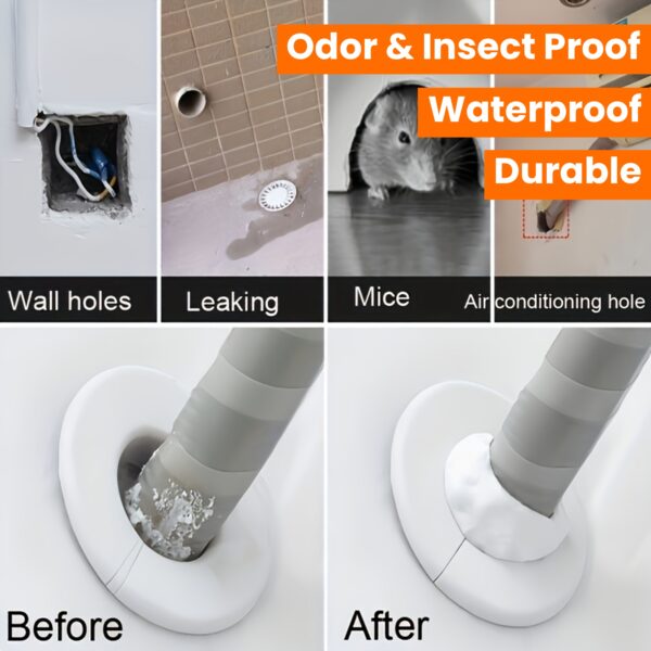 1pc/3pcs/5pcs High-Quality Waterproof Wall Repair Sealing Stick, Pipe Odor & Insect Proof, Durable Drywall Patch Clay, Ideal for DIY Home Repairs & Renovations.Bathroom Supplies Bath/Bathroom Accessories - Image 15
