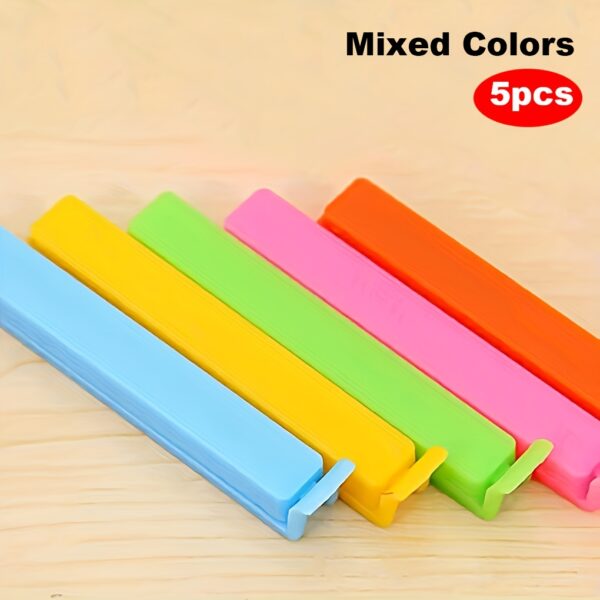 20pcs/10pcs/5pcs Plastic Food Bag Clip, Reusable Sealing Clip, Moisture-proof, Dust-proof, and Fresh-keeping Kitchen Storage Box and Storage Accessories - Image 6