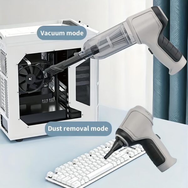 High Power Three In One Wireless Vacuum Cleaner With Extended Battery Life For Suction, Air Extraction, And Blowing At Home And In Car - Image 5