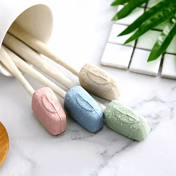 4pcs Multi-Color PVC Toothbrush Head Covers - Portable, Durable Protection for Electric & Manual Brushes, Ideal for Travel & Daily Use - Image 11