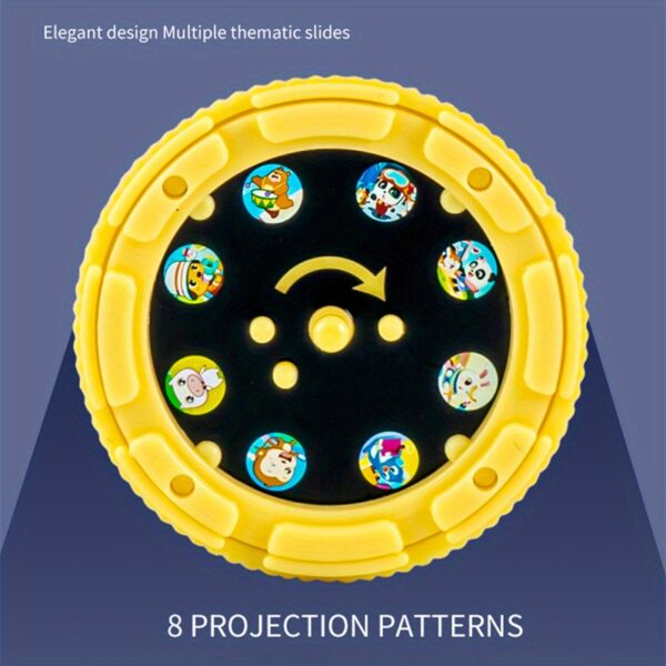 A Flashlight Projector with 32 Patterns, Featuring Fun Designs of Dinosaurs, Animals, And Ocean Themes, Along with Various Fruits And Numbers, Making It an Educational Toy for Bedtime. - Image 17