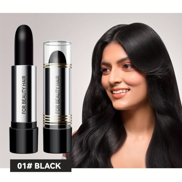 Disposable Hair Dye Pen, Temporary Hair Color Stick, Long-lasting Coverage Of White Grey Hair, Hair Color Touch-Up Stick - Image 3