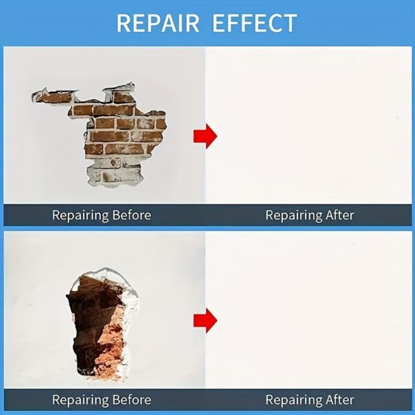 2/4/6/8 Inch Wall Repair Patches, Drywall Repair Tools, Self-Adhesive Fiber Mesh for Fixing Holes in Drywall And Ceilings, Suitable for Securing Cracks in Ceilings And Walls, Easy to Install. - Image 4