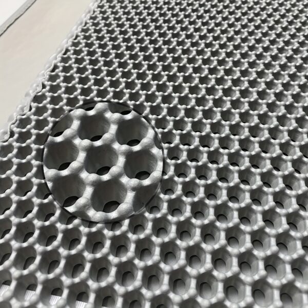 Honeycomb Double Layer Cat Litter Trapping Mat, Non-slip Washable Cat Cleaning Mat For Pet Toilet Kennel Litter Box - Image 3