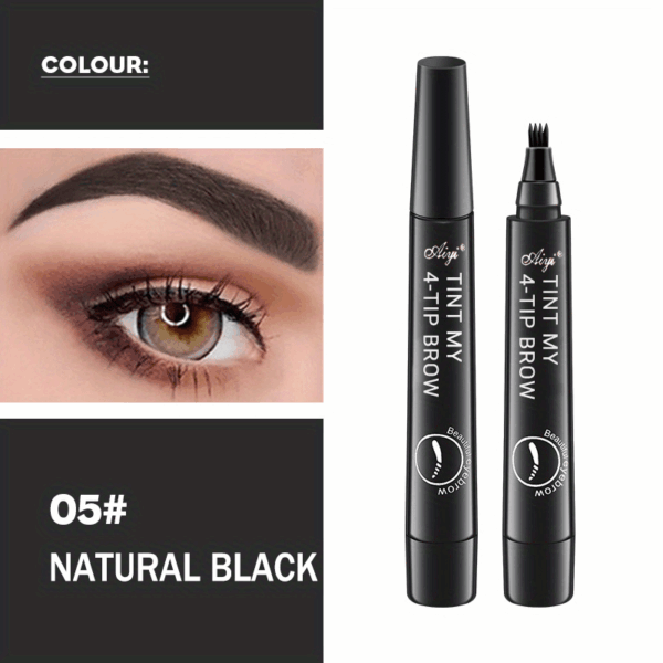 Waterproof Long-Lasting Microblading Eyebrow Pen - Creates Natural, Defined Brows With Micro-Fork Tip Applicator - Perfect Gift For Women With All Skin Types A Wild Eyebrow Easy To Use Easy And Fast Eyebrow Brush - Image 11