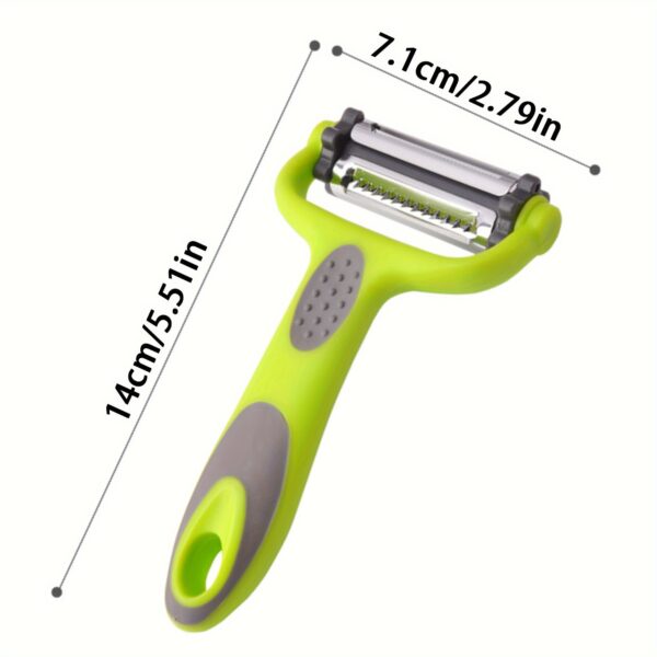 3-in-1 Multifunctional Fruit & Vegetable Peeler, Paring Knife, Grater & Shredder - The Ultimate Kitchen Tool! Kitchen Accessories - Image 4