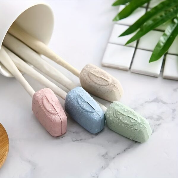 4pcs Multi-Color PVC Toothbrush Head Covers - Portable, Durable Protection for Electric & Manual Brushes, Ideal for Travel & Daily Use - Image 8