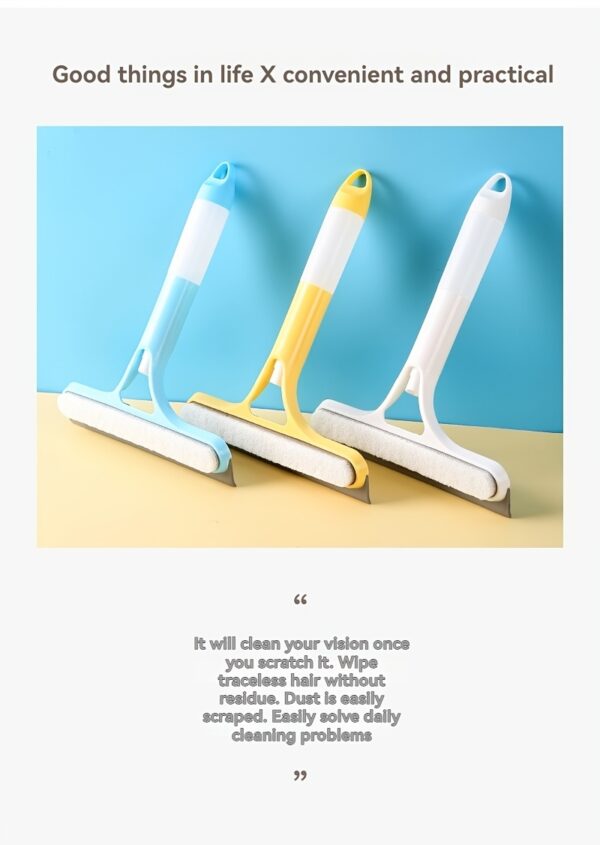 Efficient 3-in-1 Multi-Functional Glass Cleaning Tool - Polypropylene (PP) Plastic Sprinkler for Bathroom, Kitchen, Living Room, Bedroom, Toilet - Mirror and Window Scraper - Image 17