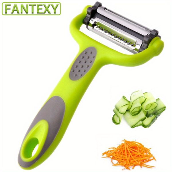 3-in-1 Multifunctional Fruit & Vegetable Peeler, Paring Knife, Grater & Shredder - The Ultimate Kitchen Tool! Kitchen Accessories - Image 3