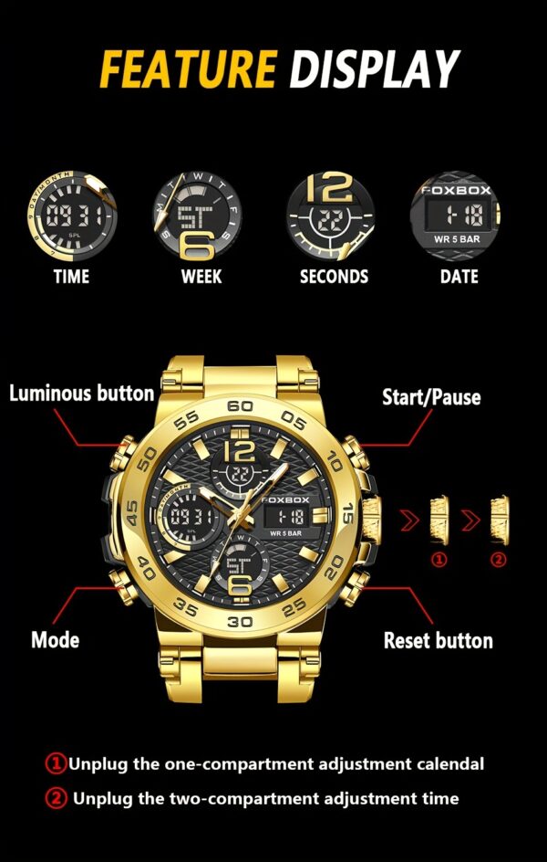 Men'S Dual Display Digital Military Quartz Watch Featuring an Alarm Clock, Chronograph, And Multifunctional Luminous Capabilities, Ideal for Students And Outdoor Activities Like Hiking Or Schooling. - Image 19