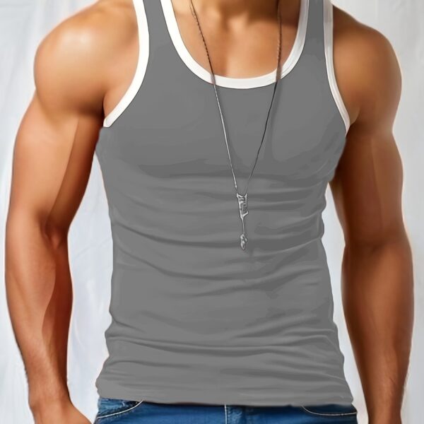 Men's Training Tank Top, Casual Comfy Vest For Summer, Men's Clothing Top Sleeveless Shirt For Gym Workout - Image 21