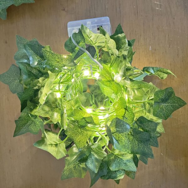 5-meter artificial leaf string lights - studio photography decor lights & background lighting, battery powered led copper wire lights to   weddings, christmas, and home decor | Shop Now For Limited-time Deals | Temu United Kingdom - Size : 5M 50Leds