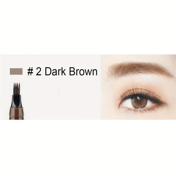 4-Tip Magic Eyebrow Pencil, Precise Fine Stroke Brow Pen For Natural-Looking Brows, Long-Lasting Formula - Image 5