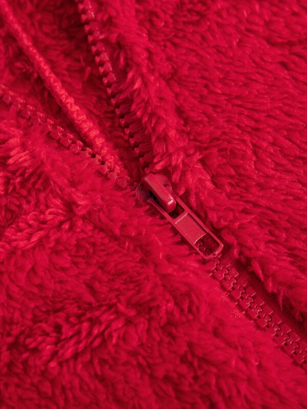 Fuzzy Hooded Pajama Jumpsuit For Music Festival, Comfy & Cute Long Sleeve Zipper Pajamas, Women's Lingerie & Sleepwear - Image 33