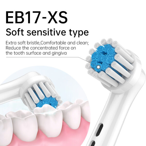 4pcs/set Soft And Gentle Electric Toothbrush Head For Sensitive Teeth - Compatible With Oral-B - Image 15