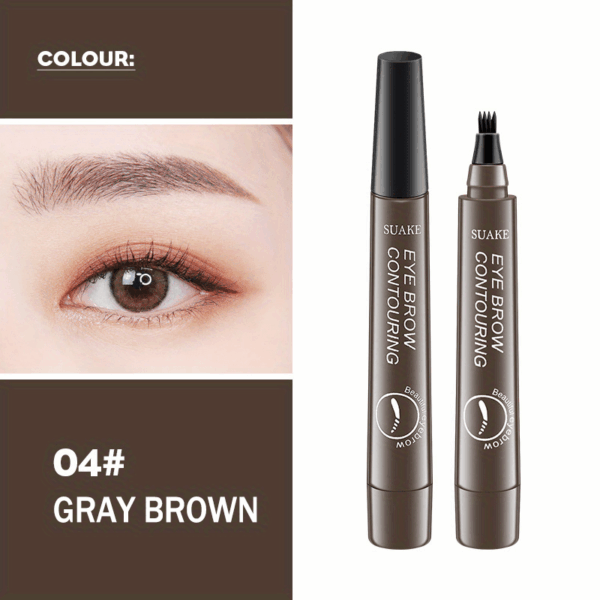 Eyebrow Tattoo Pen, Waterproof Long Lasting Microblading Eyebrow Pencil With A Micro-Fork Tip Applicator, Creates Natural Eyebrow Makeup, Draw Clear Eyebrows, Gifts For Women - Image 9