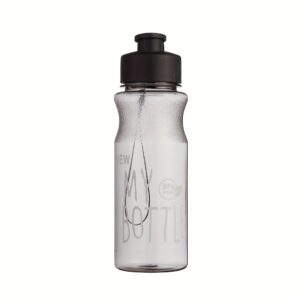 1pc Sleek Sports Water Bottle - Leakproof, Portable & Lightweight Plastic Cup for Men & Women - Perfect for Cycling, Camping & Fitness - PVC-Free, Hand Wash Only - Multiple Colors Available with "MY BOTTLE" Design