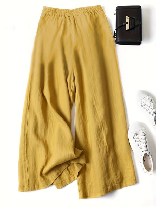Chic Wide Leg Palazzo Pants - Versatile & Breathable - Perfect for Spring & Summer, Stylish Comfort for Women’s Casual and Work Wardrobe - Image 37