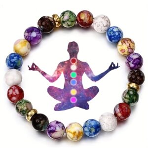 Colorful Lava Stone Bracelet