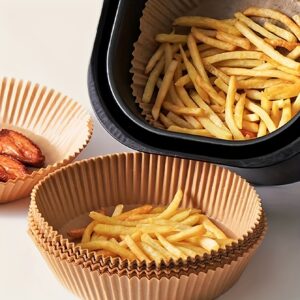 Air Fryer Paper Liners, Non-stick Disposable Air Fryer Liners, Oil-Proof Waterproof Baking Paper, Kitchen Household Items, Wedding Anniversary Party Supplies, Birthday Party Supplies, Summer Holiday Party Favors, Theme Party Decorations