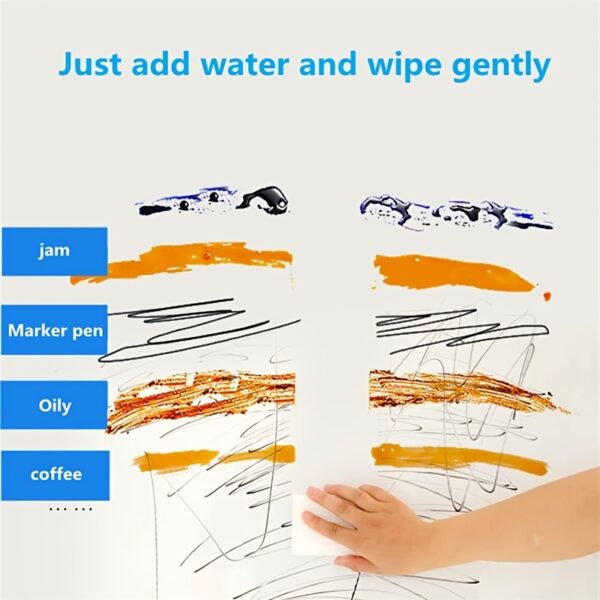[Magic Sponge Eraser] 8/16/32pcs Magic Sponge Eraser Foam | Multifunctional Household Cleaning Pads for Furniture, Bathroom, Bathtub, Sink, Floor, Baseboard, Wall, Kitchen Dishwashing - Image 6