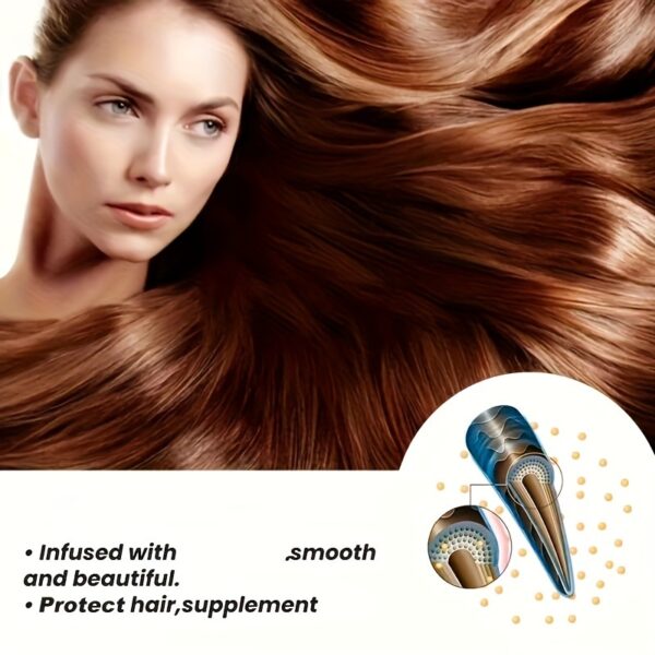 Keratin Hair Mask, Moisturizing Hair Mask For Damaged Dry Hair, Healthy Hair Penetrates Root To Tip - Image 3