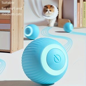 Self-Moving Interactive Electric Rolling Ball - Cat Toy for Playful Kittens and Cats