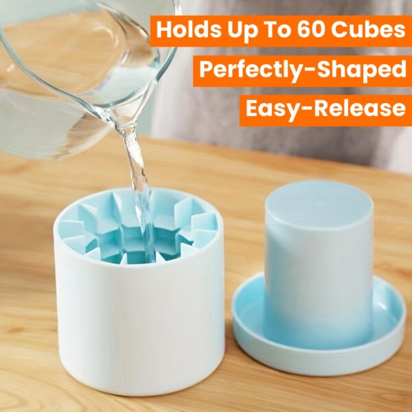 1pc, Make Perfectly-Shaped Ice Cubes With This Easy-Release Silicone Ice Cube Mold - Holds Up To 60 Cubes! Kitchen Accessories - Image 24