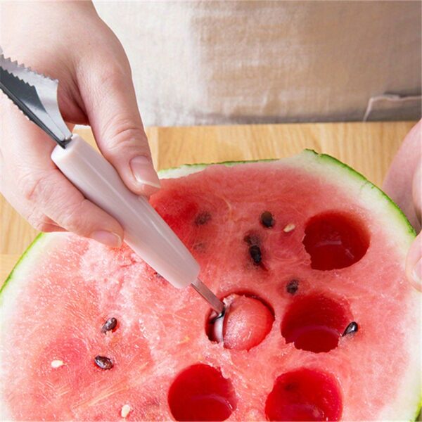 1pc, Stainless Steel Fruit Ball Digger, Reusable Watermelon Spoon, Creative Melon Baller Scoop, Watermelon Ball Scoop, Watermelon Scoop, Kitchen Stuff, Kitchen Gadgets, Kitchen Supplies - Image 17