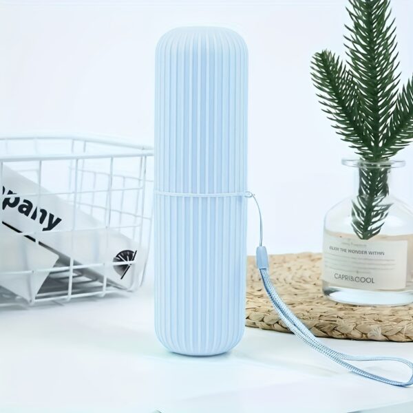 1pcs Portable Travel Toothbrush Storage Container Box, Gargle Cup, Toothpaste Holder, Toothbrush Carrying Box, Toothbrush Travel Containers - Image 10