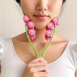 Face Massager, Facial Massage, Flower Type Massage Roller for V Face Pull Tight Firming, Beauty Tool(Use with Caution on Sensitive Skin)
