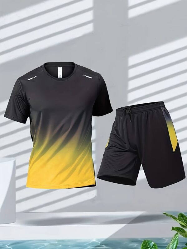 [Quick-Dry Sportswear] Quick-Dry Breathable Men's Sportswear - Short-Sleeve T-Shirt for Running And Fitness - Basketball Gear, Summer Tank Top - Image 6