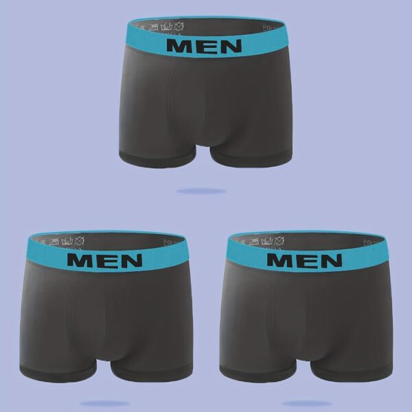 1/3/6 Pcs Men's Breathable Quick-drying Boxer Underwear High Elasticity And Skin-friendly Material Adult Underwear Men's Casual Sports Underwear Suitable For S/M/L Size - Image 19