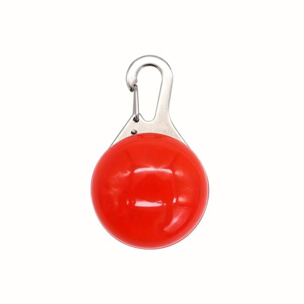 Bright LED Collar Light Pendant with Carabiner Clip-Setting Insulating Sheet for Nighttime Safety of Dogs and Cats - Flashing Pet Tag Supplies - Image 5