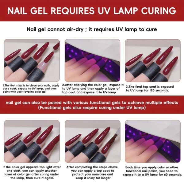 Plastic Bottle 36 Colors - New Autumn And Winter Collection of Colorful Light Therapy Nail Gel, LED Popular Nail Polish, Durable And Strong Salon Quality Manicure. - Image 16