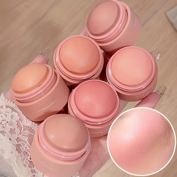 6-Shade Matte Blush Powder - Waterproof, Brightens All Skin Tones, Flawless Finish for a Radiant Look