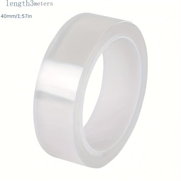 1 Roll Double-sided Adhesive, High Viscosity Transparent Nano Acrylic Adhesive Tape, Wall Car Traceless Waterproof Strong Tape, High Temperature Resistant Non-slip Stickers, Strong Adhesive Tape - Image 18