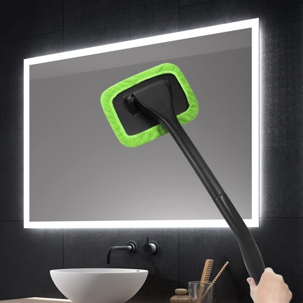 Car Glass Cleaning Brush, Interior Cleaning Mirror Cleaning Brush Window Windshield Cleaning Tool - Image 10