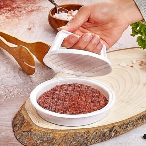 [1pc Non-Stick Burger Press] 1pc Burger Press, Patty Press, Cheeseburger Press, Creative Burger Press, Non-Stick Hamburger Press, Patty Maker Mold For Meat Beef Cheese Veggie, Burger Maker For Outdoor Picnic Grill Barbecue, Kitchen Tools, Kitchen Supplies