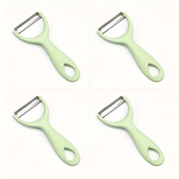 Stainless Steel Peeler, Ergonomic Handle, Easy Grip, Durable Kitchen Tool, Food-Safe Polypropylene Body, for Potatoes, Cabbage, Melons, Dishwasher Safe - Image 10