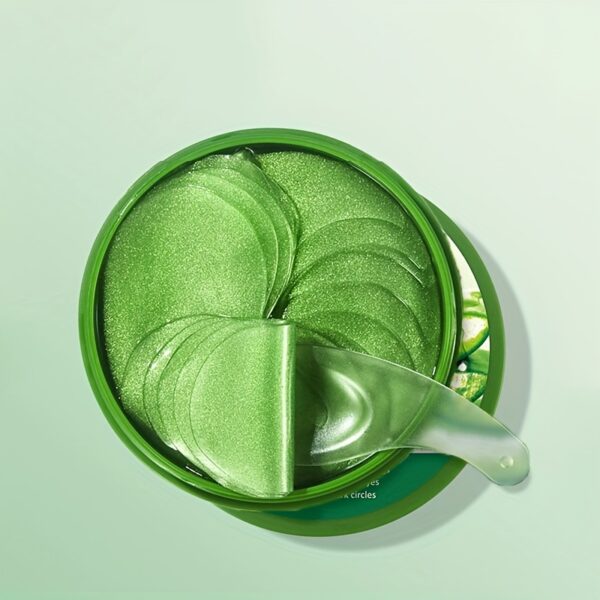 60pcs/Box, Aloe Vera Collagen Crystal Eye Mask Moisturizing And Firming Eye Care Eye Mask - Image 3