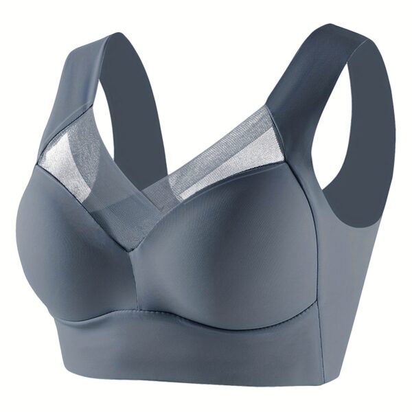 Women's Wireless Sports Bra with High Elasticity & Thin Molded Cups - No Underwire, Side Coverage, Push-Up Support for Yoga, Running, Gym - Soft Pink, Elegant Design, Machine Washable, Strapless Bra - Image 14