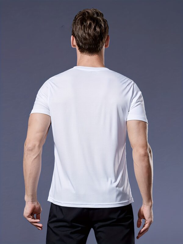 Men's Ultra-Light, Quick-Dry Sports T-Shirt - Breathable, Stretch-Fit for Running & Gym; Durable Everyday Wear - Image 9