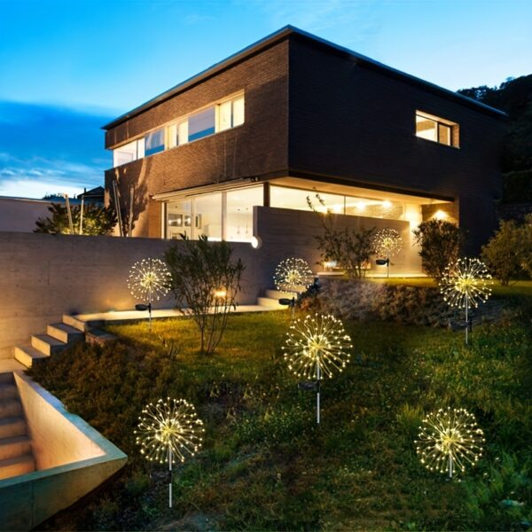 Fireworks Lights Outdoor, Solar Firework Lights Outdoor IP65 With 8 Lighting Modes Firework Solar String Lights For Garden Patio Backyard Decor 420LED/300LED/200LED/150LED/60LED - Image 16