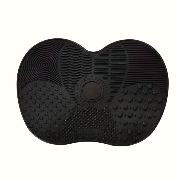 Silicone Apple Scrub Pad With Suction Cup Silicone Scrub Pad Beauty Tool Scrub Pad Makeup Brush Cleaning Pad - Image 6